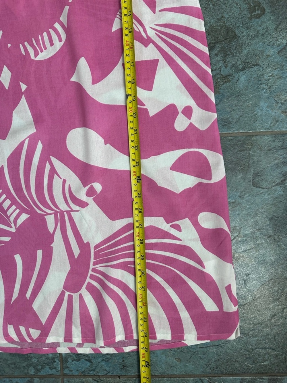 Salty Lemon Womens Medium Dress Coverup Pink Tropical Comfortable Breezy Beach - Picture 6 of 6